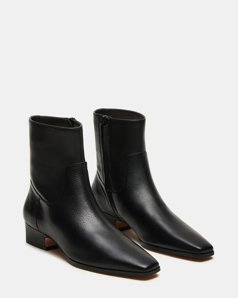 Dusty Black Leather